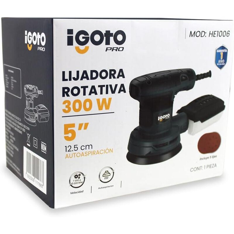 Lijadora Rotativa Igoto HE1006 7000/13000RPM 30... image number null