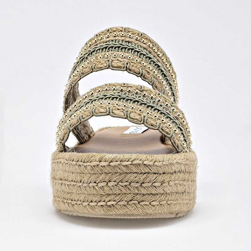 Lady One sandalia plataforma para mujer beige v... image number null