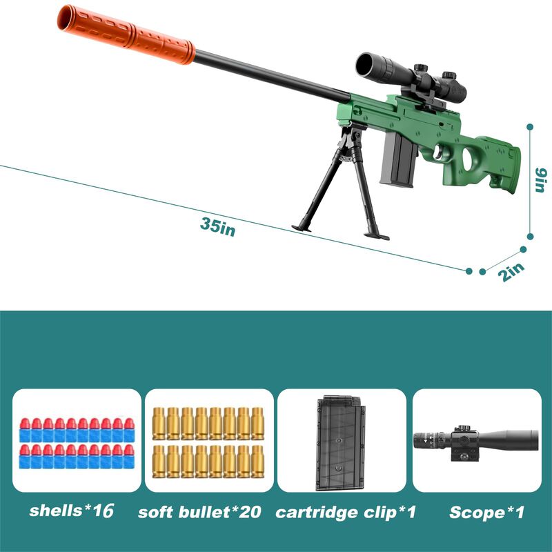 Fusil De Francotirador Toy Gun Kyliandi Soft Bu... image number null