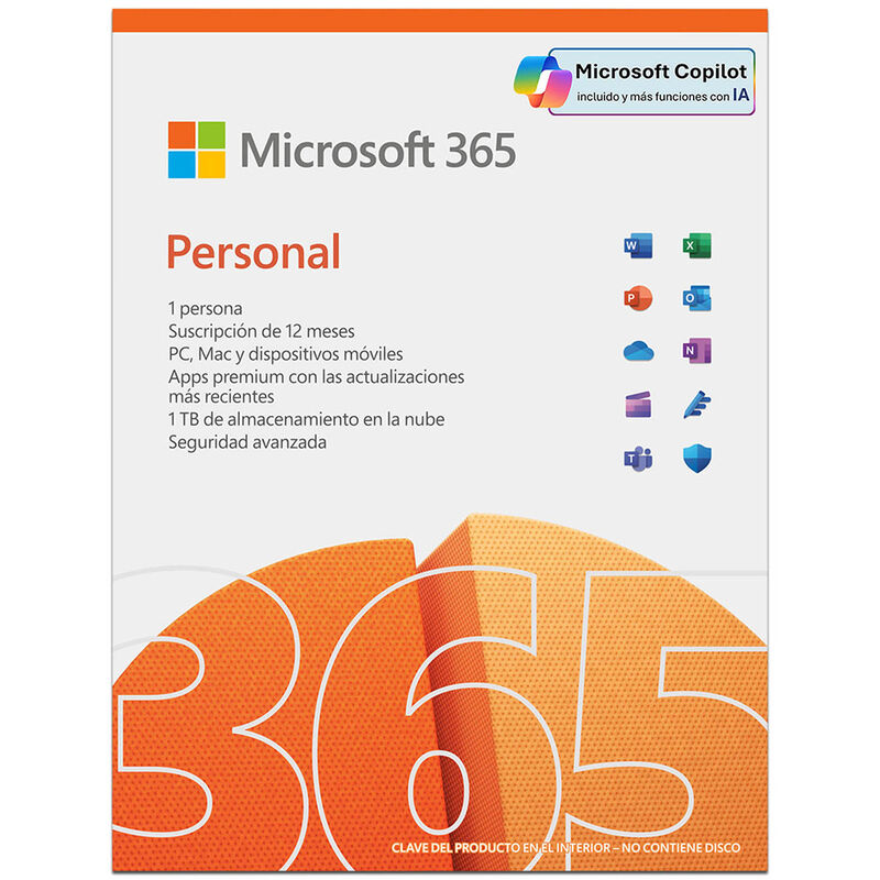 Microsoft 365 Personal Para 1 Usuario image number null