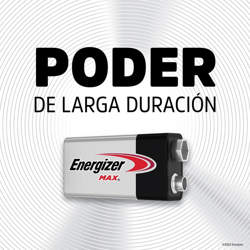 Pila Energizer Max Alcalina 9v Cuadrada 522bp-1 image number null
