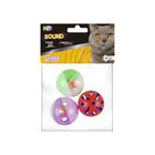 Fancy Pets Set De Juguete Sound Pelotas Enjaulada Para Gato Contiene 3 Piezas