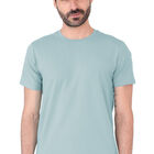 Playera Basica Lisa Caballero Premium Azul Celeste Roosevelt C345