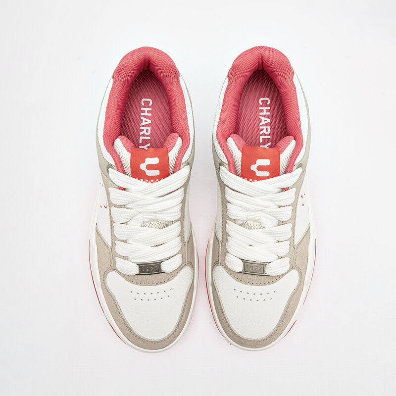 Charly tenis para mujer blanco beige cod 139583... image number null