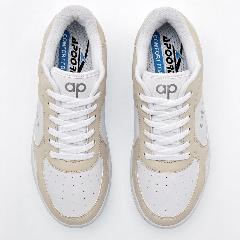 Apoort Tenis Para Mujer Blanco Beige Cod 129097... image number null