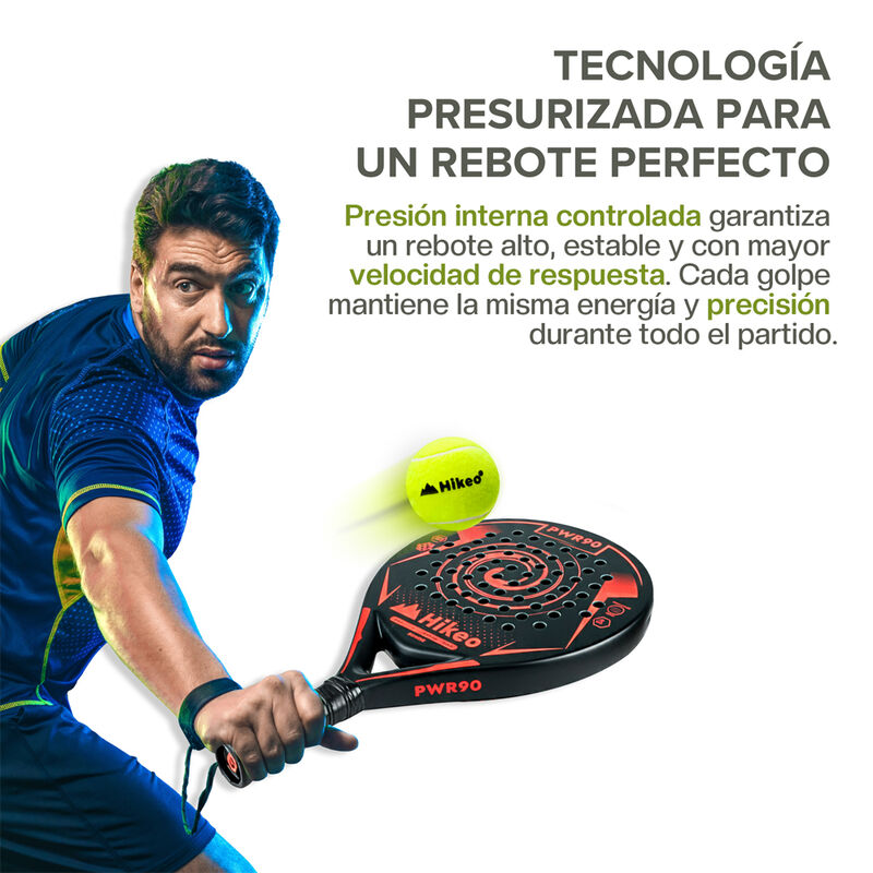 Pelotas de Padel 9 Piezas (3 Tubos Presurizados... image number null