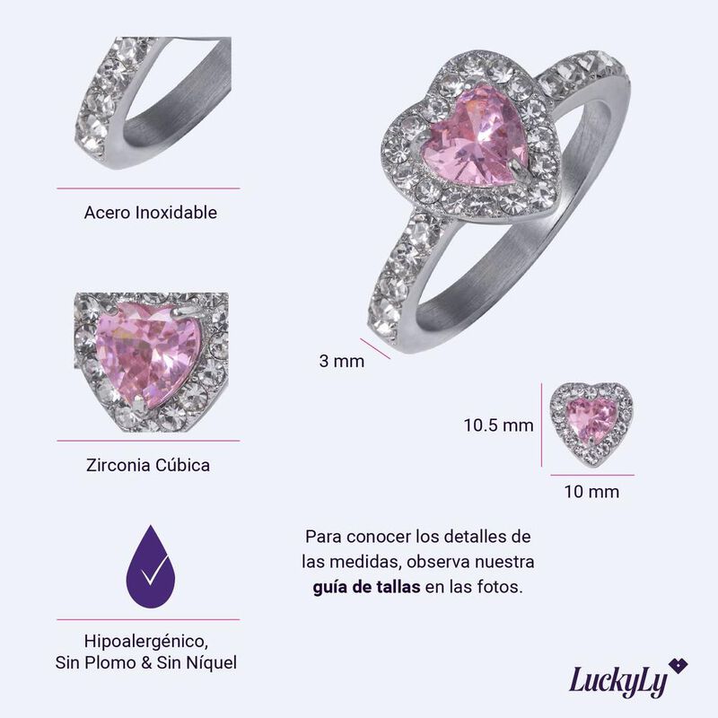 Anillo de Compromiso LuckyLy Amira Acabado Bril... image number null