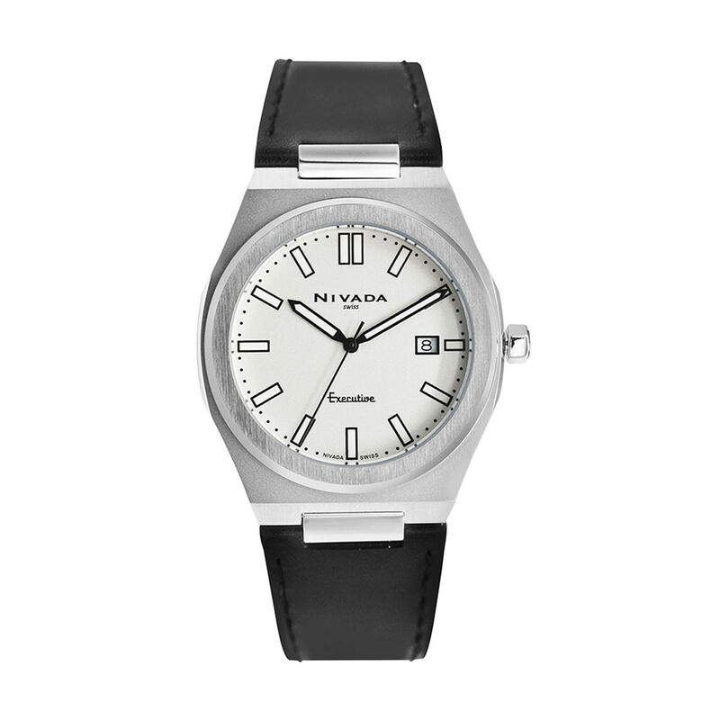 Reloj Nivada Executive Dama Acero Blanco &Iacute;ndice image number null