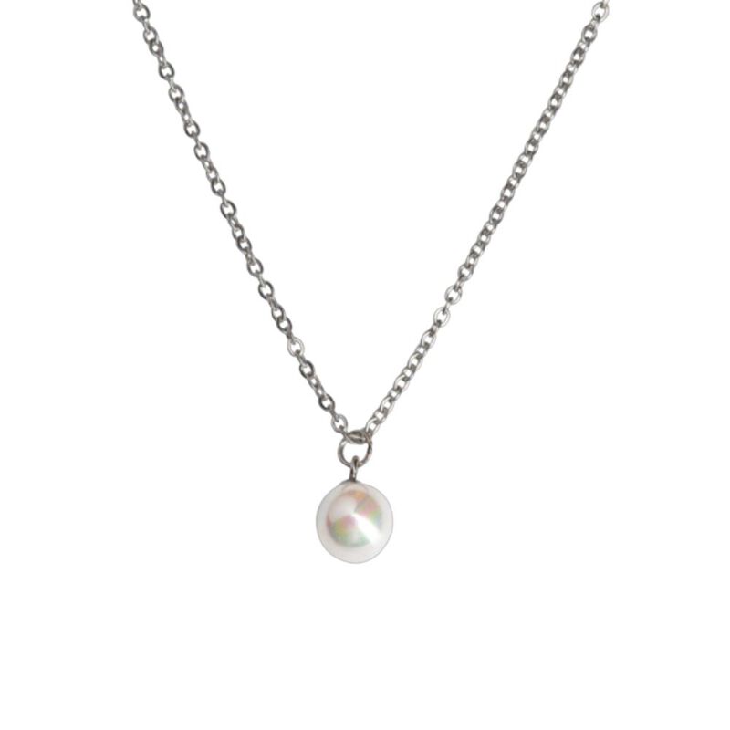 Collares Mujer Perlas Acero Inoxidable Regalos ... image number null