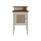 Mesa Auxiliar Bertolini Charlotte Off White Pino