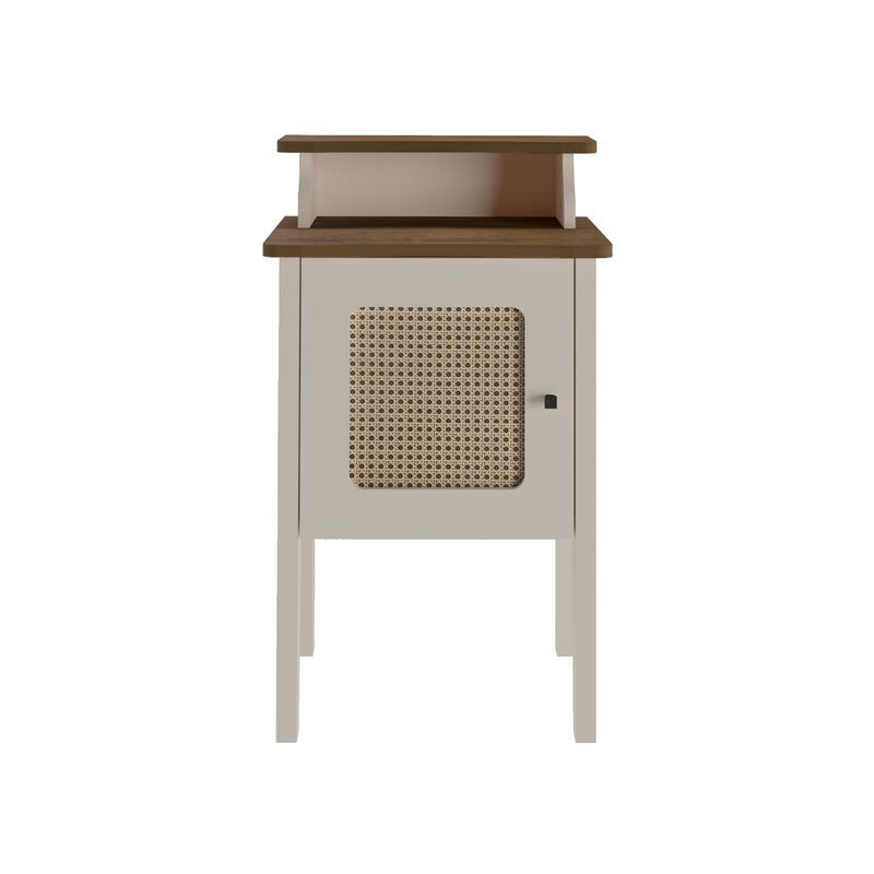 Mesa Auxiliar Bertolini Charlotte Off White Pin... image number null
