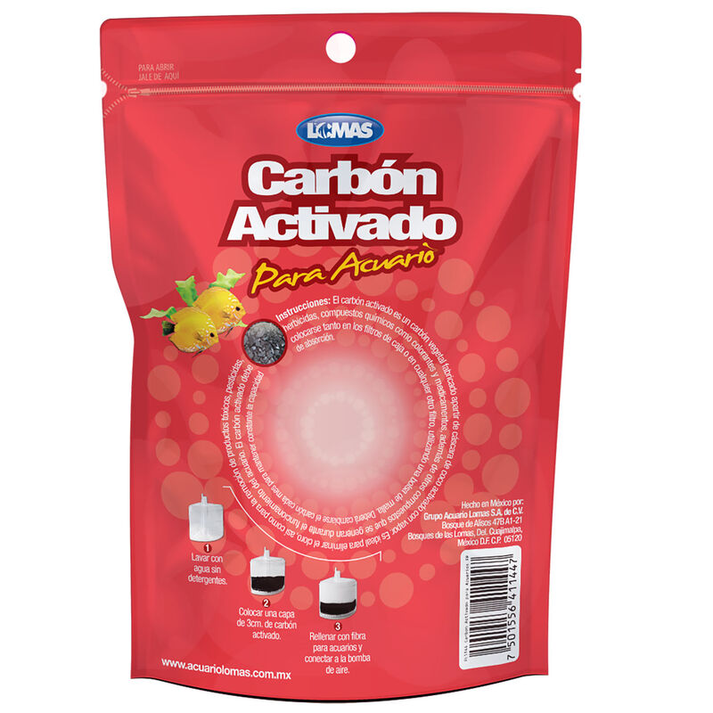 Lomas Carb&oacute;n Activado de C&aacute;cara de Coco para Pe... image number null