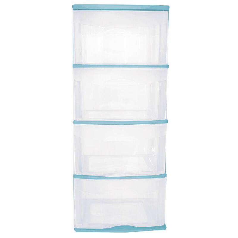 Caja Pl&aacute;stico Organizador Cajonera 4 Cajones Al... image number null