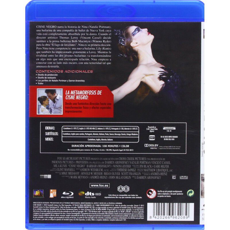 Cisne Negro - Blu-Ray image number null