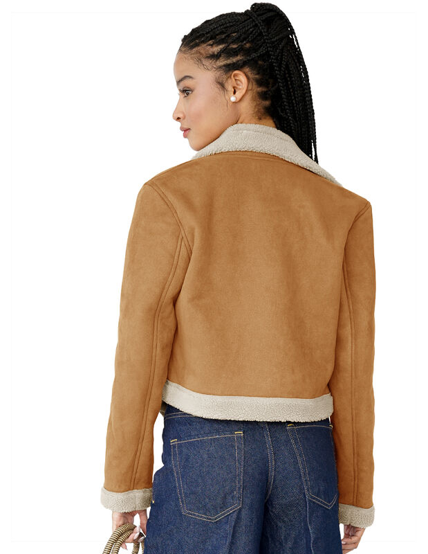 Chamarra Mujer Invierno Cuello Interior Aborreg... image number null