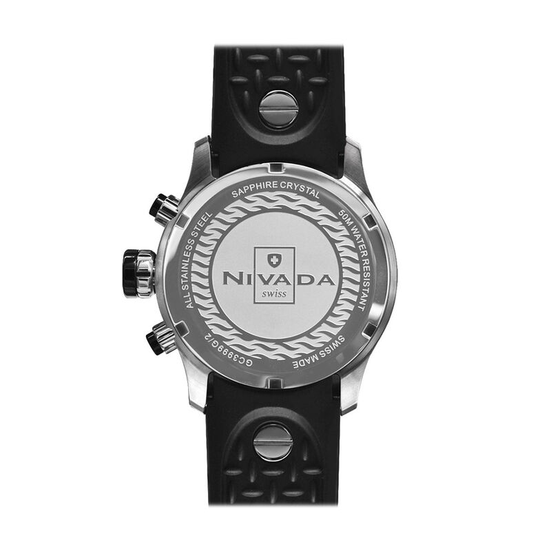 Reloj Nivada SwissMaster Cab Chrono Acero/Cauch... image number null