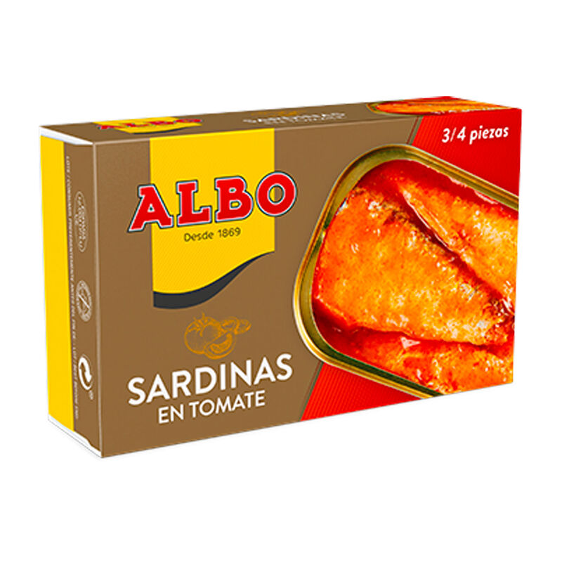 Sardinas en Tomate Albo 120 grs image number null