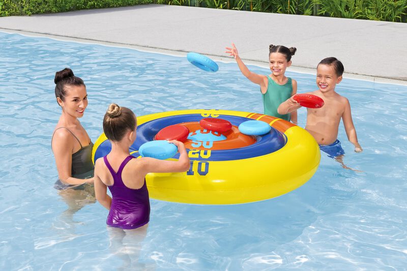 Juego Inflable de Lanzar Frizbe al Circulo para... image number null
