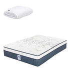 Colchón Queen Size Cantabria Spring Air + Protector Cloud Dicasa