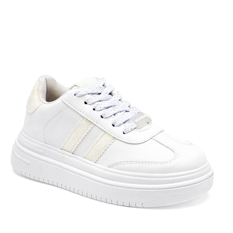 Moramora tenis escolar para ni&ntilde;a blanco cod 140... image number null