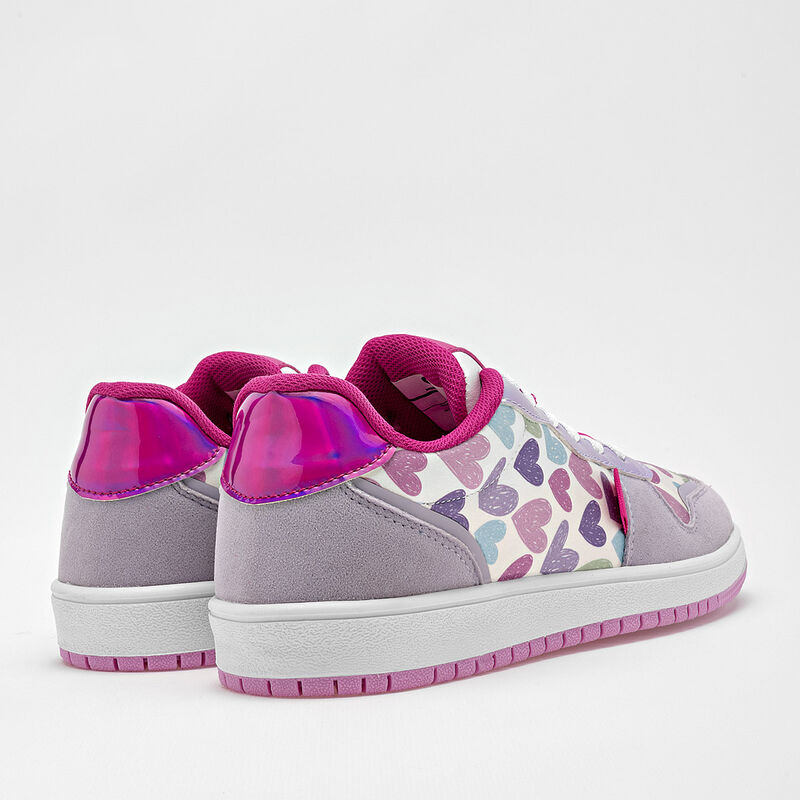 Moramora Tenis urbano para mujer lila multicolo... image number null