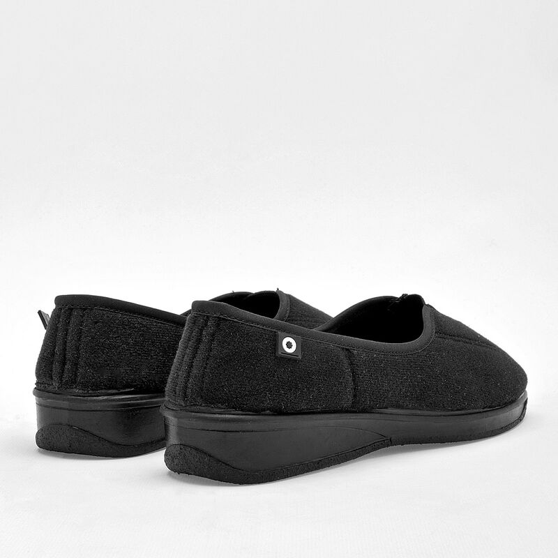 Mora Confort Pantufla para mujer negro image number null