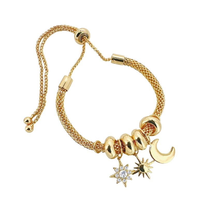 Pulsera ajustable Chams Chapa de oro 18k Zvezda image number null