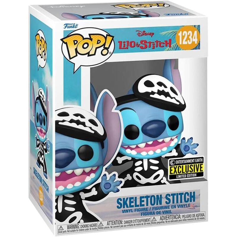 Lilo & Stitch Skeleton Stitch Pop! #1234 image number null