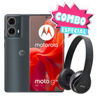 Combo Motorola Moto G85 5G 256Gb 8Gb Ram Gris + Audifonos  Bluetooth