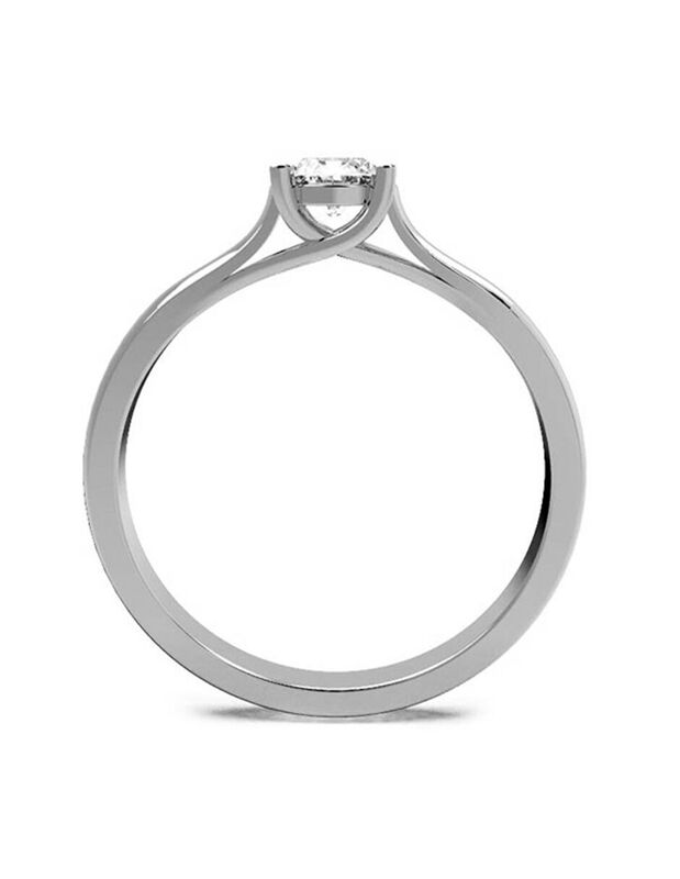 Anillo de Compromiso de 10K con Circonia Talla ... image number null