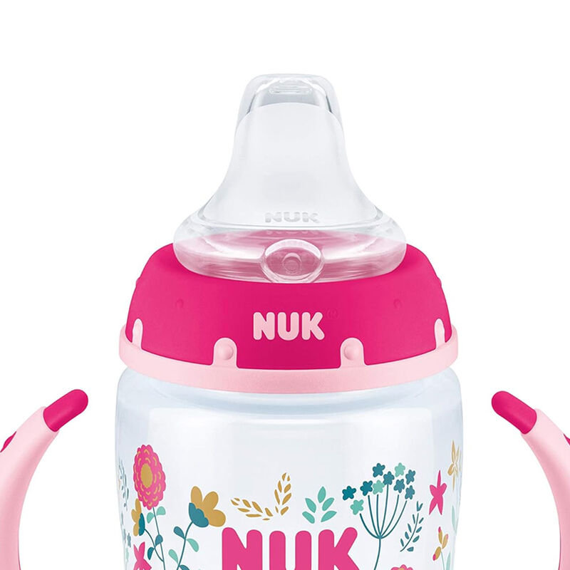 Taza Entrenadora Con Asas Nuk 5oz 1pz Rosa Flor... image number null