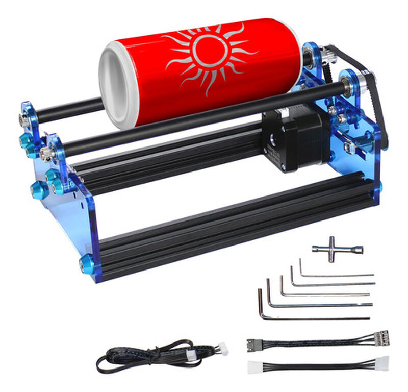 Grabador L&aacute;ser  Rodillo Giratorio Cnc Latas Ter... image number null