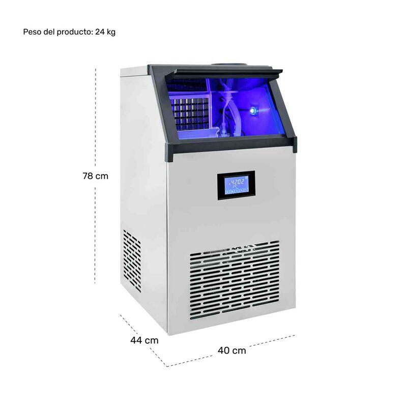 Maquina Fabricadora Hielo Comercial 70 Kg Dia R... image number null