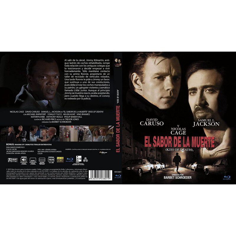 El Sabor De La Muerte Bd 1995 Kiss Of Death [bl... image number null