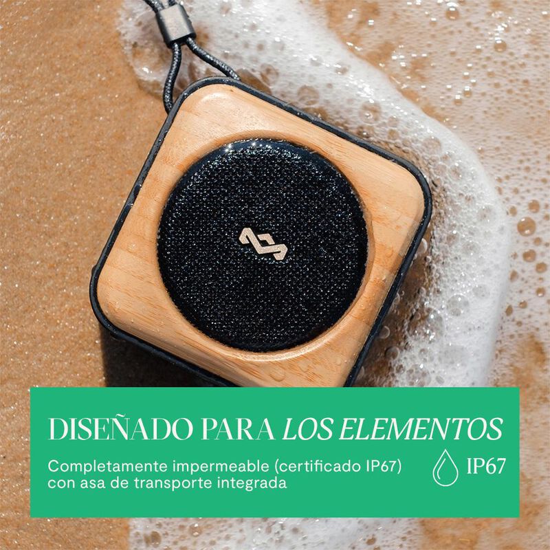 Bocina Port&aacute;til Roots Signature Black The House... image number null