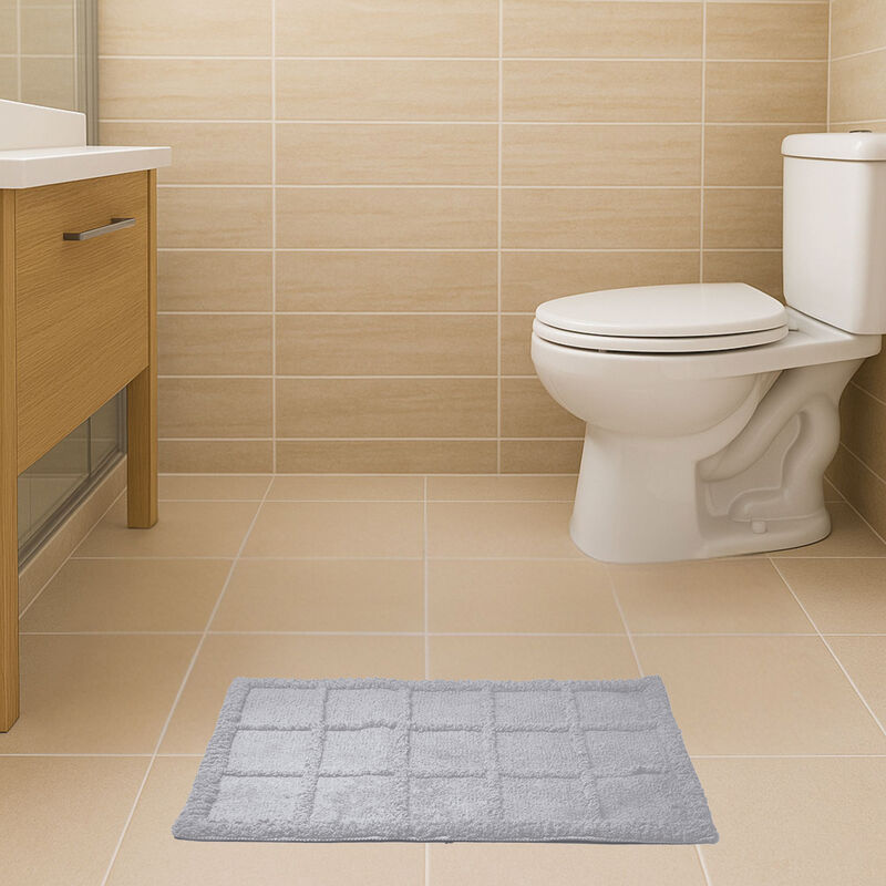 Tapete Waffle 40x60 cm Color Gris claro image number null