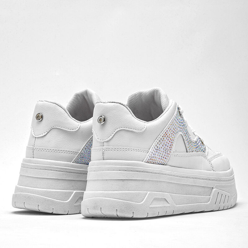 Moramora Tenis urbano para mujer blanco image number null