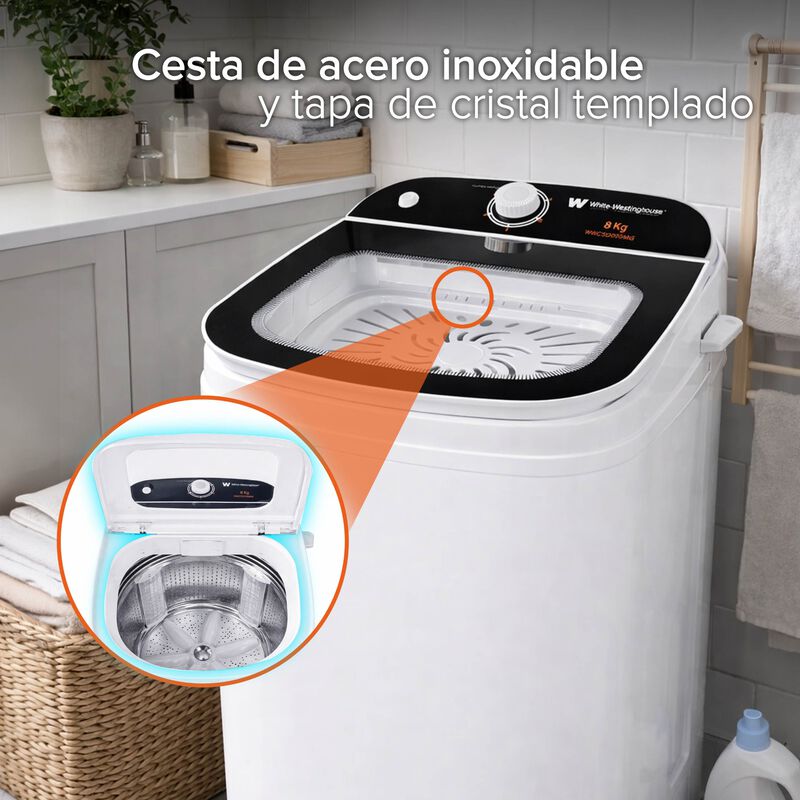 White Westinghouse Secadora Centr&iacute;fuga  8 Kg Ta... image number null