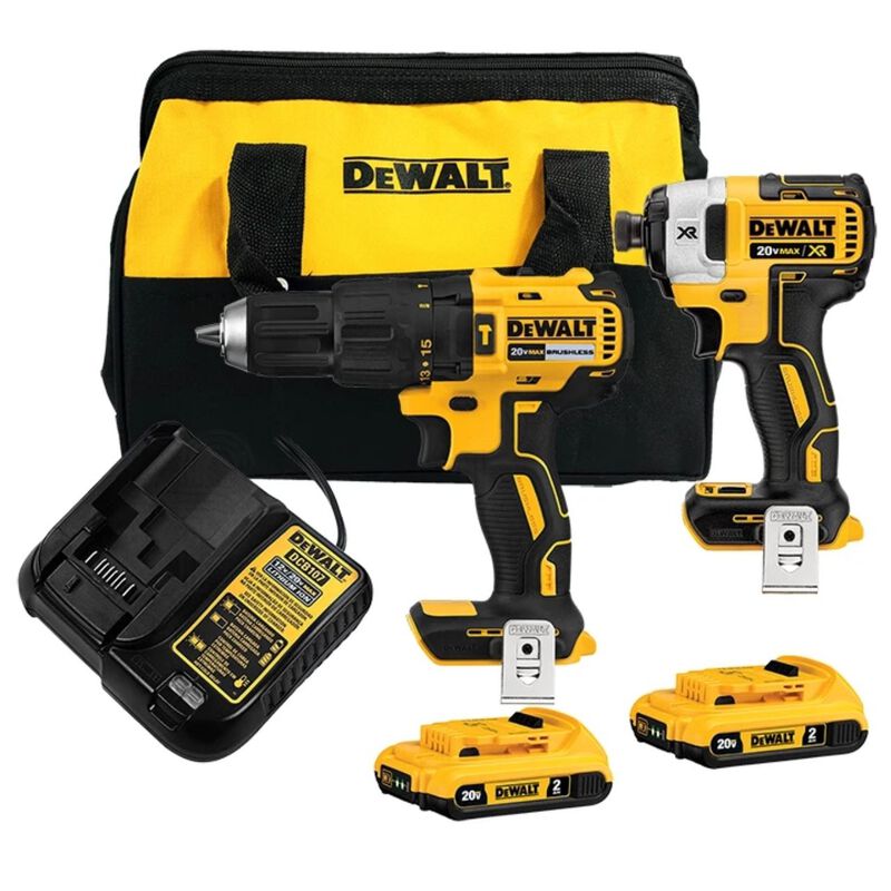 Combo DEWALT DCK223D2 Rotomartillo DCD778 y Ato... image number null