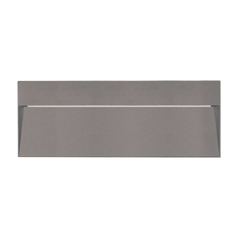 L&aacute;mpara De Pared Sobreponer Gris 24 W Luz C&aacute;lid... image number null