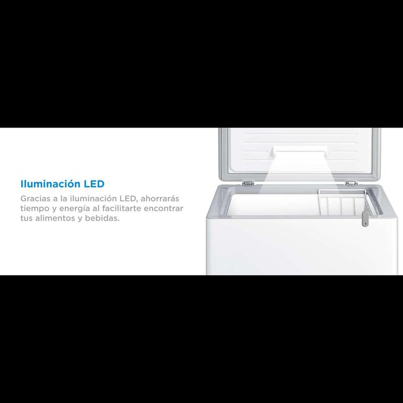 Congelador Refrigerador Midea 5 Pies MDRC205FZM... image number null
