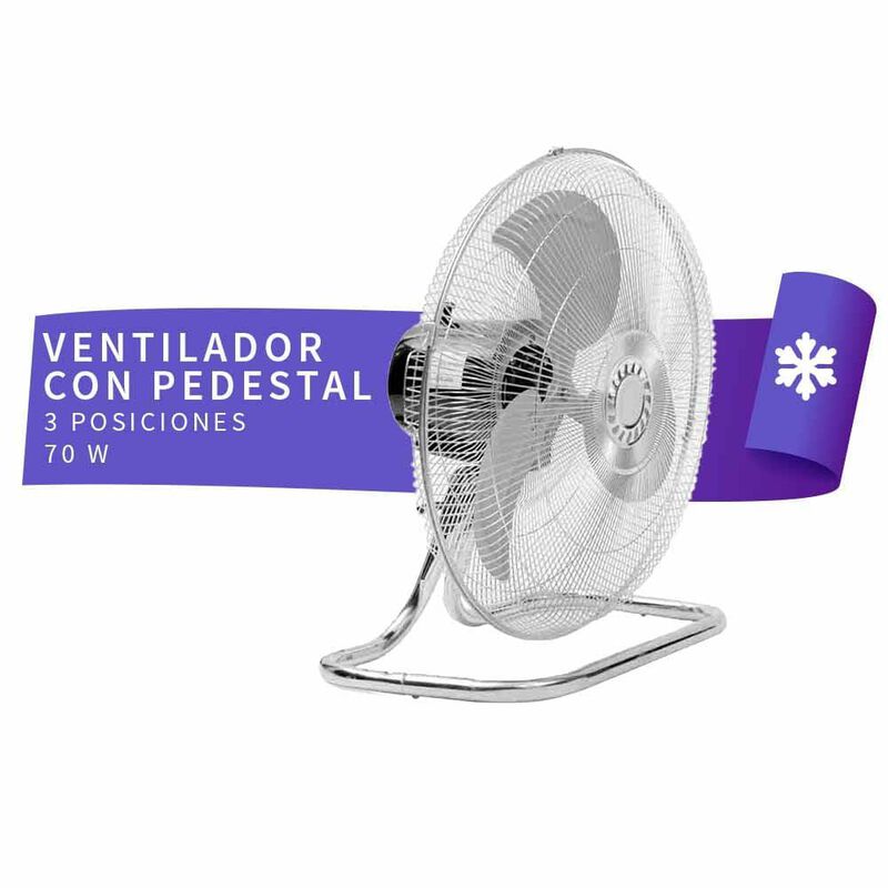 Ventilador Pedestal Iusa 18" Br 70w image number null