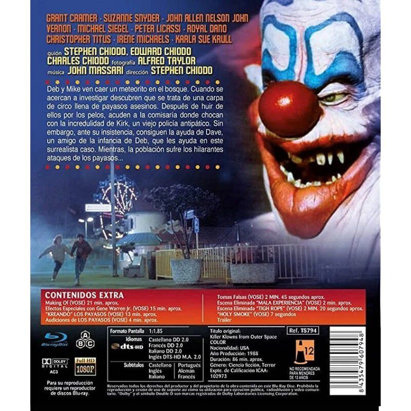Los Payasos Asesinos Del Espacio Exterior [blu-... image number null