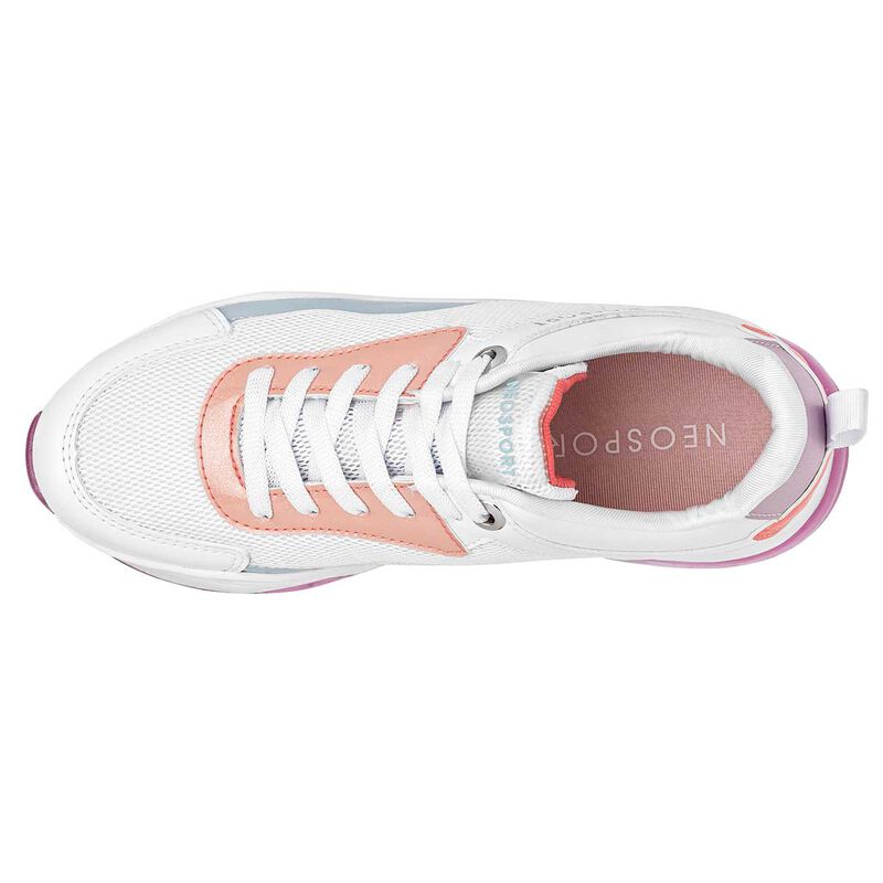 Neosport Tenis urbano para mujer blanco multico... image number null