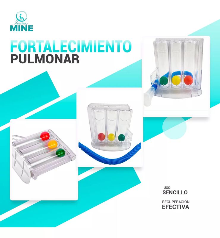 Espirometro 3 Bolas Ejercitador Pulmonar | IP00... image number null