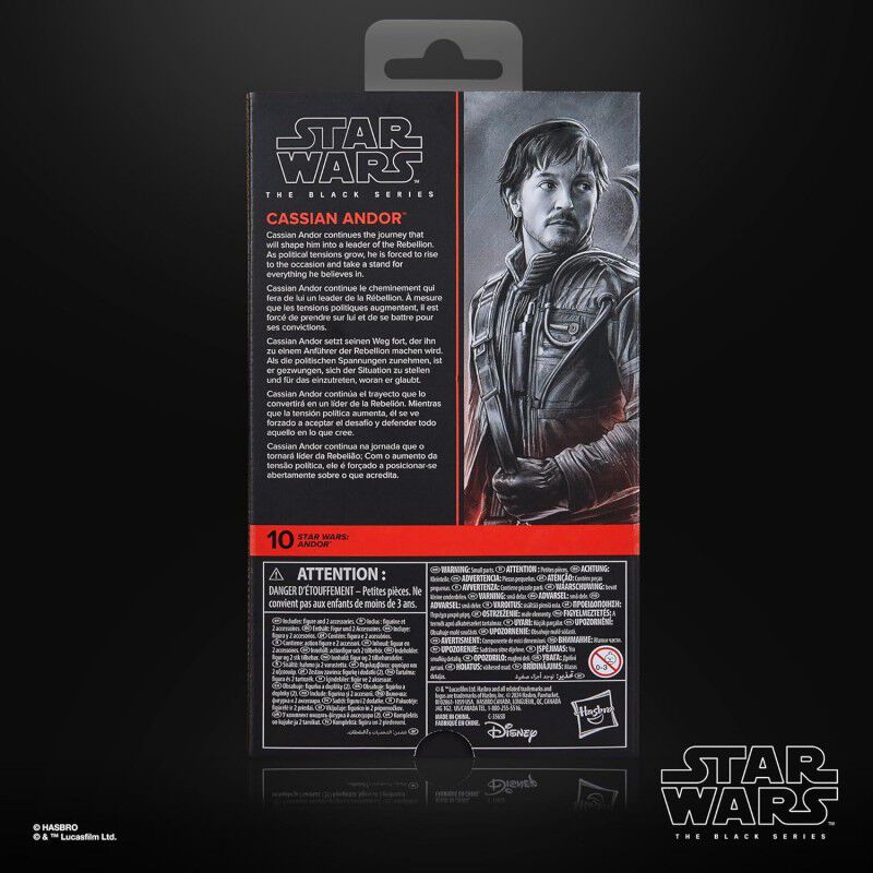 Figura Cassian Andor Star Wars Andor The Black ... image number null