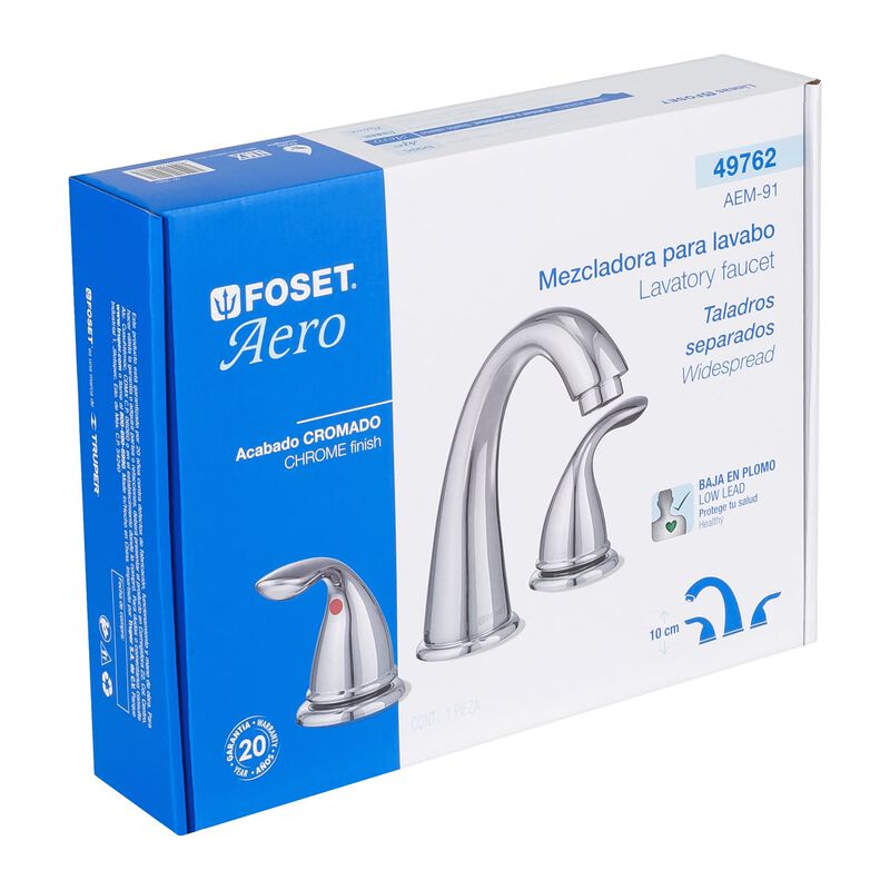 Mezcladora para Lavabo con Taladros Separados F... image number null