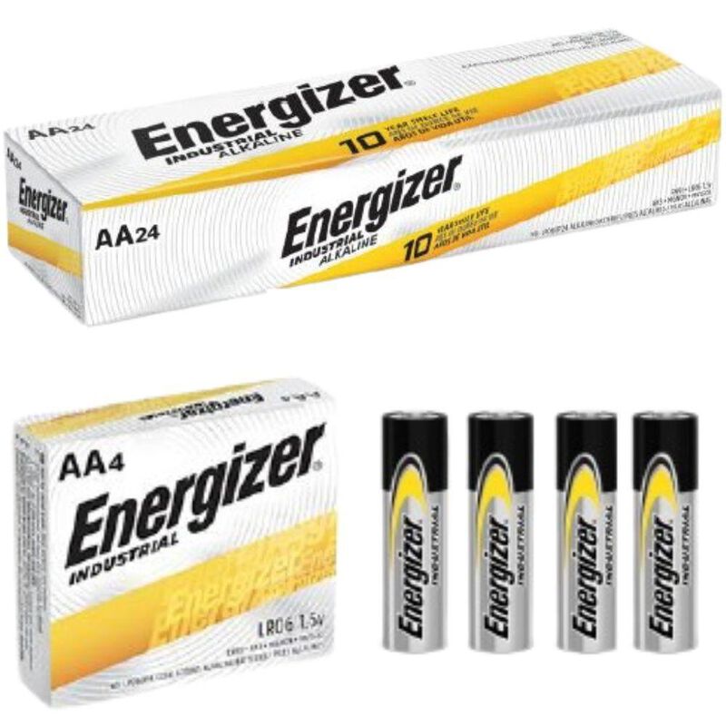 CAJA ENERGIZER ALCALINA INDUSTRIAL AA 24 UNIDAD... image number null
