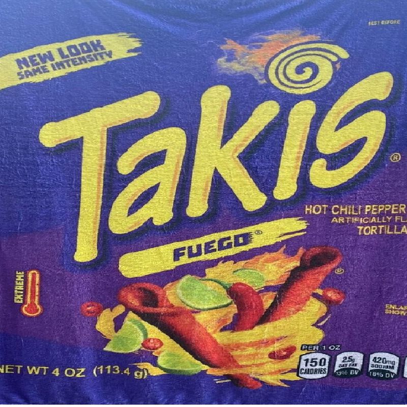 Exclusiva! Cobija Frazada Ultra Suave Takis Fue... image number null