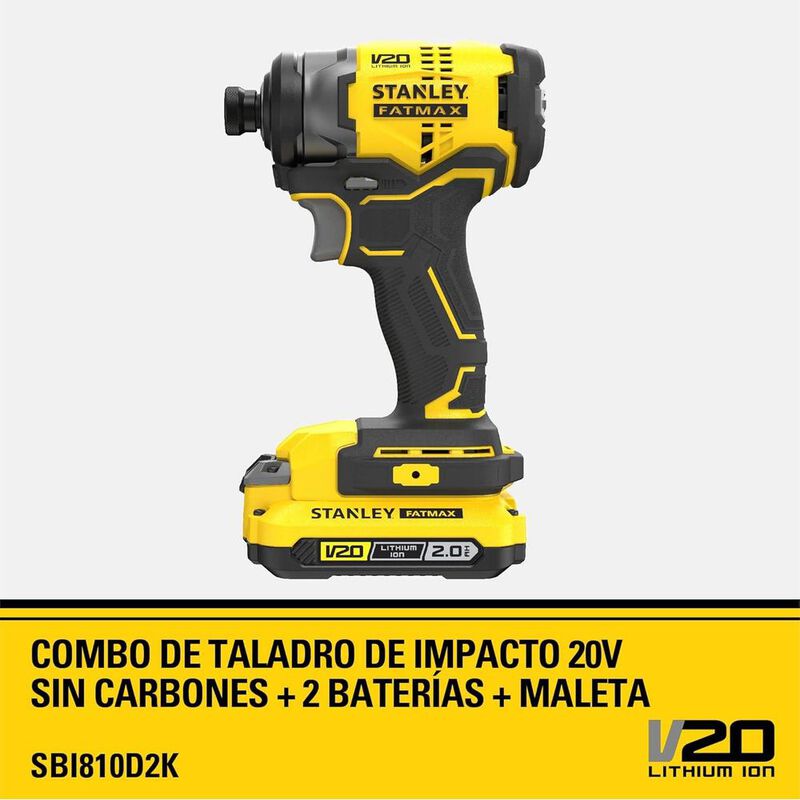 Atornillador De Impacto Stanley V20 1/4" Hexago... image number null
